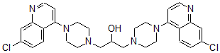 CAS#: 74351-59-0, 1,3-Bis[4-(7-Chloroquinolin-4-Yl)Piperazin-1-Yl]Propan-2-Ol
