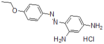 CAS#: 74367-87-6, 4-(4-Ethoxyphenylazo)-m-Phenylenediamine mixture Of Mono And Dihydrochloride