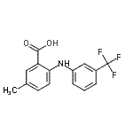 CAS#: 744149-01-7, 5-Methyl-2-{[3-(trifluoromethyl)phenyl]amino}benzoic acid