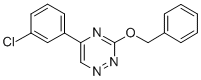 CAS 登录号:74417-12-2, 5-(3-氯苯基)-3-(苯基甲氧基)-1,2,4-三嗪
