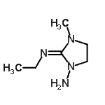 CAS#: 744185-81-7, (2Z)-2-(Ethylimino)-3-methyl-1-imidazolidinamine
