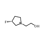 CAS#: 744207-73-6, 2-[(3R)-3-Fluoro-1-pyrrolidinyl]ethanol