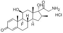 CAS#: 744254-11-3, 21-Amino-9-Fluoro-11beta,17alpha-Dihydroxy-16beta-Methylpregna-1,4-Diene-3,20-Dione Hydrochloride