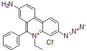 CAS 登录号:74444-55-6, 3-叠氮基-5-乙基-6-苯基菲啶-5-鎓-8-胺氯化物