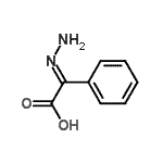 CAS#: 74470-04-5, (2E)-Hydrazono(phenyl)acetic acid