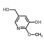 CAS 登录号：744993-03-1， 5-(羟基甲基)-2-甲氧基-3-吡啶醇