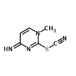 CAS#: 745009-20-5, 4-Imino-1-methyl-1,4-dihydro-2-pyrimidinyl thiocyanate