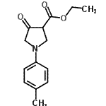 CAS#: 745043-75-8, Ethyl 1-(4-methylphenyl)-4-oxo-3-pyrrolidinecarboxylate