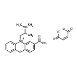 CAS#: 7455-18-7, 2-Acetyl-10-[2-(dimethylammonio)propyl]-10H-phenothiazin-10-ium (2Z)-2-butenedioate