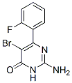 CAS#: 74602-56-5, 2-Amino-5-Bromo-6-(2-Fluorophenyl)-1H-Pyrimidin-4-One