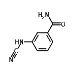 CAS#: 74615-43-3, 3-(Cyanoamino)benzamide