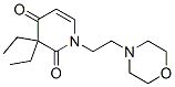 CAS 登录号：74619-89-9， 3,3-二乙基-1-[2-(4-吗啉基)乙基]-2,4(1H,3H)-吡啶二酮