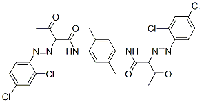 CAS 登录号：74620-20-5， 2-(2,4-二氯苯基)偶氮-N-[4-[[2-(2,4-二氯苯基)偶氮-3-氧代丁酰基]氨基]-2,5-二甲基苯基]-3-氧代丁酰胺