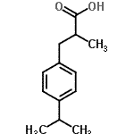CAS 登录号：74648-04-7， 3-(4-异丙基苯基)-2-甲基丙酸