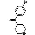 CAS 登录号：746550-66-3， (4-溴苯基)(4-哌啶基)甲酮