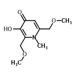 CAS#: 746599-88-2, 3-hydroxy-2,6-bis(methoxymethyl)-1-methyl-pyridin-4-one