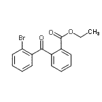 CAS 登录号：746651-81-0， 乙基2-(2-溴苯甲酰基)苯甲酸酯