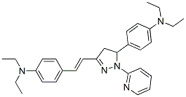 CAS#: 74677-70-6, 4-[5-[(E)-2-(4-Diethylaminophenyl)Ethenyl]-2-Pyridin-2-Yl-3,4-Dihydropyrazol-3-Yl]-N,N-Diethylaniline