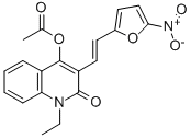 CAS#: 74693-56-4, 4-(Acetyloxy)-1-Ethyl-3-[2-(5-Nitro-2-Furanyl)Ethenyl]-2(1H)-Quinolinone