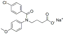 CAS#: 74755-21-8, Sodium 4-[(4-Chlorobenzoyl)-(4-Methoxyphenyl)Amino]Butanoate