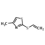 CAS#: 74761-05-0, 4-Methyl-2-(vinylsulfanyl)-1,3-thiazole