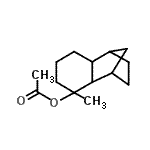 CAS#: 74787-52-3, 3-Methyltricyclo[6.2.1.0<sup>2,7</sup>]undec-3-yl acetate