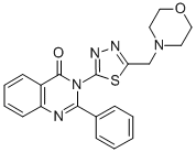 CAS#: 74796-89-7, 3-[5-(Morpholin-4-Ylmethyl)-1,3,4-Thiadiazol-2-Yl]-2-Phenylquinazolin-4-One