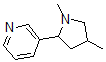CAS#: 74805-00-8, 3-(1,4-Dimethylpyrrolidin-2-Yl)Pyridine