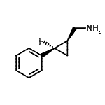 CAS 登录号：748126-76-3， 1-[(1R,2S)-2-氟-2-苯基环丙基]甲胺