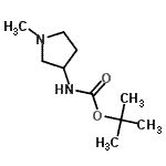 CAS#: 748184-01-2, tert-butyl N-(1-methylpyrrolidin-3-yl)carbamate