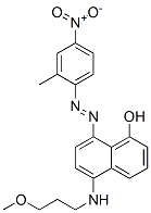 CAS#: 74839-42-2, 5-(3-Methoxypropylimino)-8-[2-(2-Methyl-4-Nitrophenyl)Hydrazinyl]Naphthalen-1-One