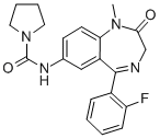 CAS#: 74858-71-2, N-[5-(2-Fluorophenyl)-1-Methyl-2-Oxo-3H-1,4-Benzodiazepin-7-Yl]Pyrrolidine-1-Carboxamide