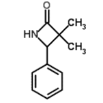 CAS#: 7486-93-3, 3,3-Dimethyl-4-phenyl-2-azetidinone