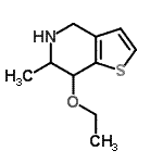 CAS#: 748714-56-9, 7-Ethoxy-6-methyl-4,5,6,7-tetrahydrothieno[3,2-c]pyridine