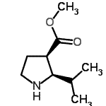 CAS#: 748777-16-4, Methyl (2R,3R)-2-isopropyl-3-pyrrolidinecarboxylate