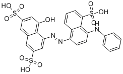 CAS#: 7488-76-8, 5-[(4-Anilino-5-Sulphonaphthyl)Azo]-4-Hydroxynaphthalene-2,7-Disulphonic Acid