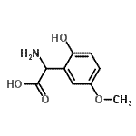 CAS#: 749188-07-6, Amino(2-hydroxy-5-methoxyphenyl)acetic acid
