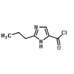 CAS#: 749192-75-4, 2-Propyl-1H-imidazole-5-carbonyl chloride