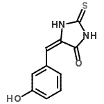 CAS#: 74920-46-0, (5E)-5-(3-Hydroxybenzylidene)-2-thioxo-4-imidazolidinone