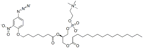 CAS#: 74970-86-8, [(2R)-2-[7-(4-Azido-2-Nitrophenoxy)Heptanoyloxy]-3-Hexadecanoyloxypropyl] 2-Trimethylazaniumylethyl Phosphate