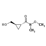 CAS#: 749885-56-1, (1R,2R)-2-(Hydroxymethyl)-N-methoxy-N-methylcyclopropanecarboxamide