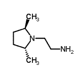 CAS 登录号：749898-01-9， 2-[(2R,5R)-2,5-二甲基-1-吡咯烷基]乙胺