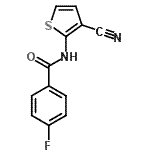 CAS#: 749919-77-5, N-(3-Cyano-2-thienyl)-4-fluorobenzamide