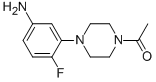 CAS#: 75001-84-2, 3-(4-Acetyl-Piperazin-1-Yl)-4-Fluoroaniline