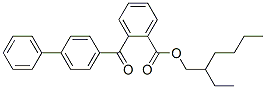 CAS 登录号：75005-95-7， 2-乙基己基2-(4-苯基苯甲酰基)苯甲酸酯