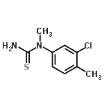 CAS#: 75050-67-8, 1-(3-Chloro-4-methylphenyl)-1-methylthiourea