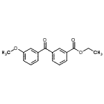 CAS#: 750633-62-6, Ethyl 3-(3-methoxybenzoyl)benzoate