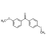 CAS#: 750633-64-8, (3-Methoxyphenyl)[4-(methylsulfanyl)phenyl]methanone