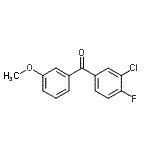 CAS#: 750633-77-3, (3-Chloro-4-fluorophenyl)(3-methoxyphenyl)methanone