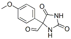 CAS#: 7507-26-8, 4-(4-Methoxyphenyl)-2,5-Dioxo-Imidazolidine-4-Carbaldehyde
